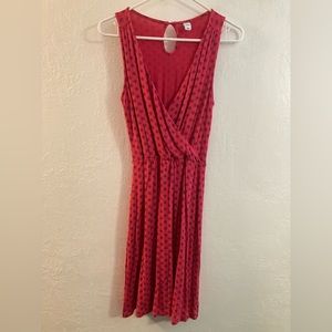 Women’s Old Navy Sleeveless Dress, Pink, Size XS, Wrap Top